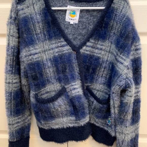 unif ty cardigan blue